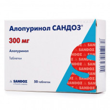 Sandoz Allopyrinolum of a tablet of 300 mg No. 50