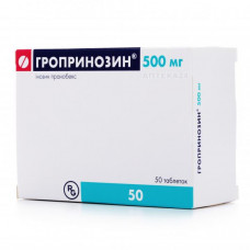 Groprinozin of a tablet of 500 mg N50