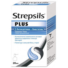 Strepsils Plus spray from a sore throat, 20 ml