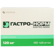 Gastro-norm gastritis pills on 120 mg, 100 pieces.