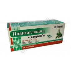 Plantaglyutsid-Zdorovye granules for oral solution on 2 g in a package, 1 g / 2, 25 pieces.