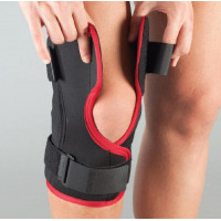 The bandage on a knee neoprene, detachable, the polycenter hinges the size is XL 104-A AURAFIKS