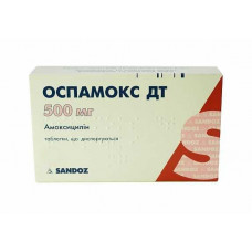 Ospamoks DT of a tablet of 500 mg No. 20