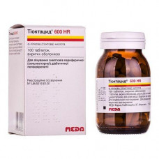 Tablet Tioctacidum 600HR on 600 mg, 100 pieces.