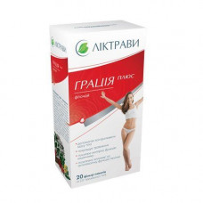 Grazia Plus phytotea for weight loss in the filter software packages of 2 g, 20 pieces.