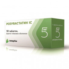 IC rosuvastatin of 5 mg N30 of a tablet