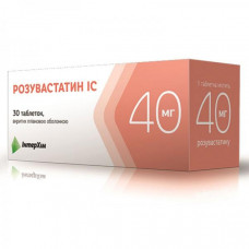 IC rosuvastatin of 40 mg No. 30 of a tablet