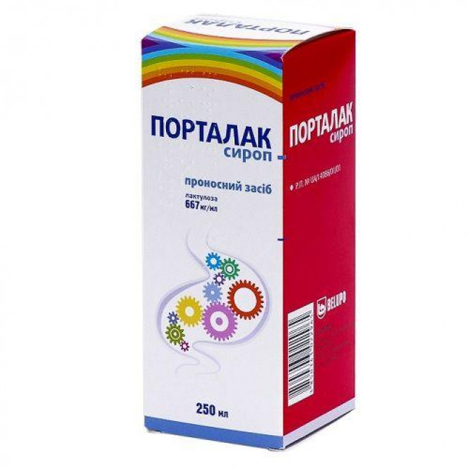 Portalak syrup on 667 mg/ml, 250 ml