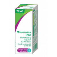 Mometazon-Teva spray nasal, suspension of 50 mkg / dose, 10 g (60 doses)