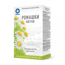 Ромашки цветки в фильтр-пакетах по 1,5 г, 20 шт. - ПрАТ ФФ Віола