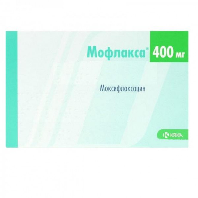 Moflaksa solution for infusions of 400 mg in a bottle of 250 ml