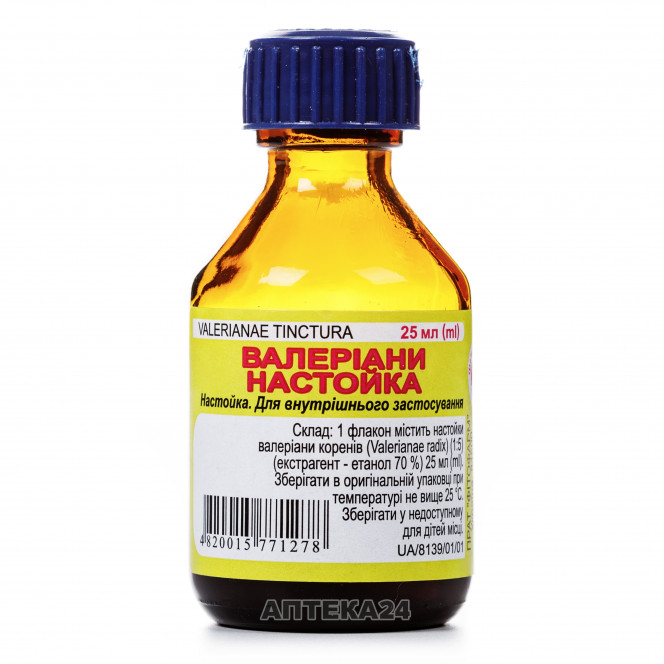 Valerian tincture of 25 ml 