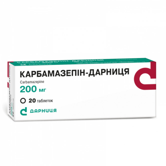 Karbamazepin-Darnitsa of a tablet on 200 mg, 20 pieces.