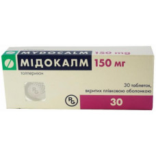 Tablet Mydocalmum on 150 mg, 30 pieces.