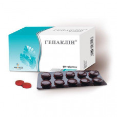 Gepaklin of a tablet for improvement of work of a liver, 60 pieces.