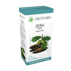 Oak bark in the filter software packages of 2.5 g, 20 pieces - Lektrava