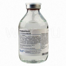 Nefrotekt solution for infusions on 250 ml in a bottle, 10 pieces.