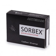 Sorbex capsules on 0.25 g, 20 pieces.