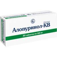 Allopurinol-KV tablets of 300 mg No. 30