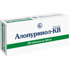 Allopurinol-KV tablets of 300 mg No. 30