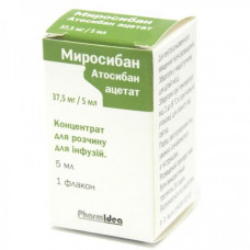 Mirosiban a concentrate for solution for infusions, 37.5mg/5ml, 5 ml