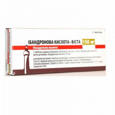 Ibandronovy kislota-Vista tablets on 150 mg, 3 pieces.