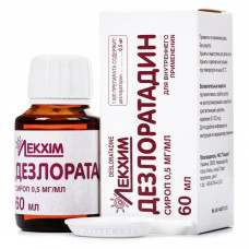 Dezloratadin syrup from an allergy of 0.5 mg/ml 60 ml Lekhy