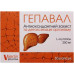 Gepaval of the capsule for normalization of functions of a liver on 250 mg, 30 pieces.