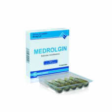 Medrolgin solution for injections on 30 mg/ml, 5 pieces.