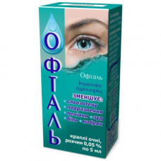 Oftal of a drop for eyes, 0.5 mg/ml, 5 ml