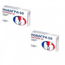 Novagra of a tablet for potency on 50 mg, 1 piece + Novagra of a tablet for potency on 50 mg, 1 piece.