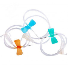 Voles a catheter for injections disposable sterile, type a butterfly, size 23G