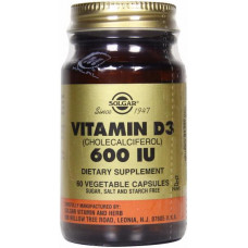 Solgar capsule D3 Vitamin on 600 ME, 60 pieces.