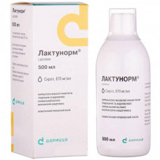 Laktunorm laxative syrup on 670 mg/ml, 500 ml