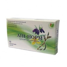 Api-Norm suppositories rectal, 10 pieces.