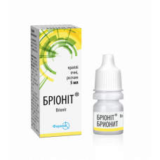 Brionit drops eye, solution of 5 ml, 1 piece.