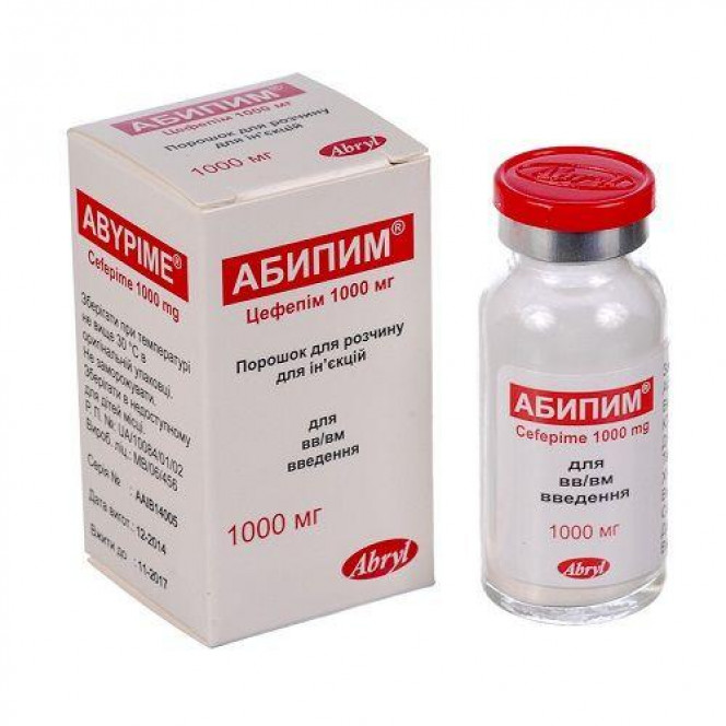 Abipim powder for solution, 1000 mg