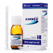 Azimed powder for suspension on 100 mg / 5 ml, 20 ml