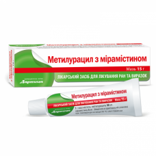 Methyluracil with miramistiny ointment, 15 g