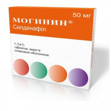 Moginin of a tablet for potency on 50 mg, 1 piece.