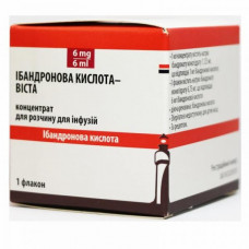 Ibandronovy kislota-Vista a solution concentrate for infusions on 1 mg/ml, 6 ml in a bottle