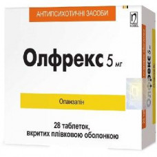 Olfrex tablets on 5 mg, 28 pieces.