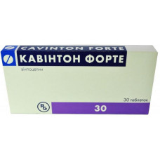 Cavintonum Forte tablets on 10 mg, 30 pieces.