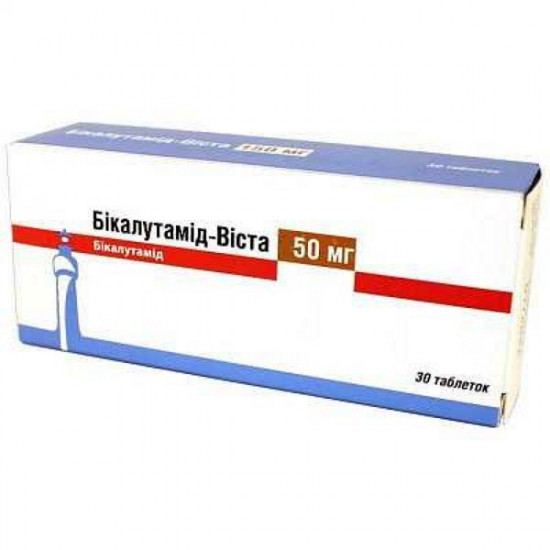 Bikalutamid-Vista tablets on 50 mg, 30 pieces.