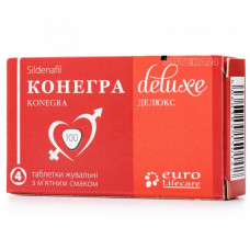 Konegra Delux of a tablet for potency of 100 mg No. 4