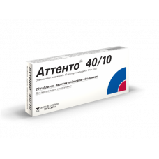 Attento 40mg/10mg No. 28 of a tablet