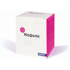 Miofolik dietary additive for improvement of reproductive function at women in a sachet on 2 g, 30 pieces.