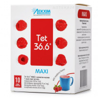 Thetas 36.6 Maxi powder with aroma of raspberry in cold in a sachet packages, 10 pieces.