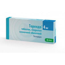 Torendo of a tablet on 4 mg, 30 pieces.