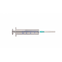 The syringe disposable two-component with a needle 20G, 20 ml